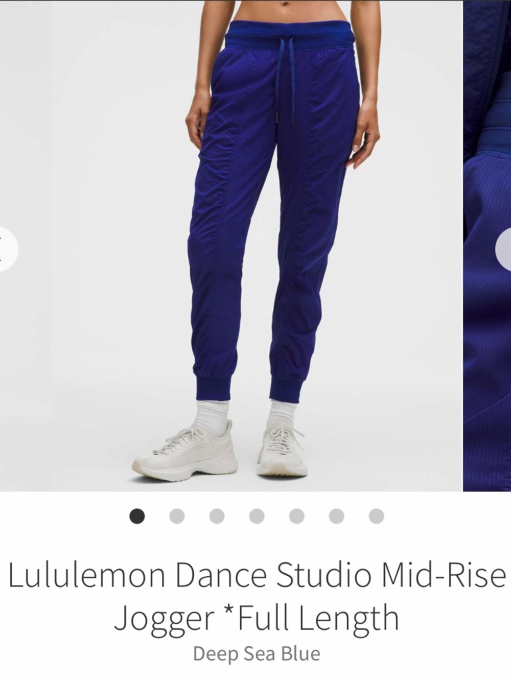 Lululemon Dance Studio Mid-Rise
Jogger *Full Length Deep Sea Blue. Size 4. NWT